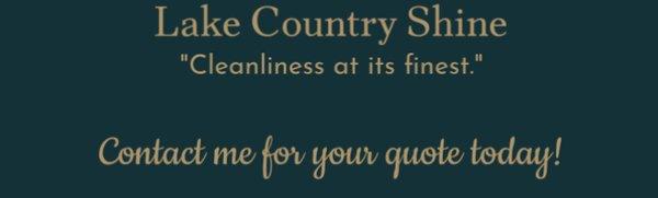 Lake Country Shine