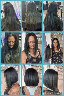 I have extremely thick and difficult hair and could not believe she made this bob work for me!