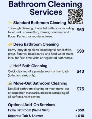Vari's Bathroom Cleaning Service