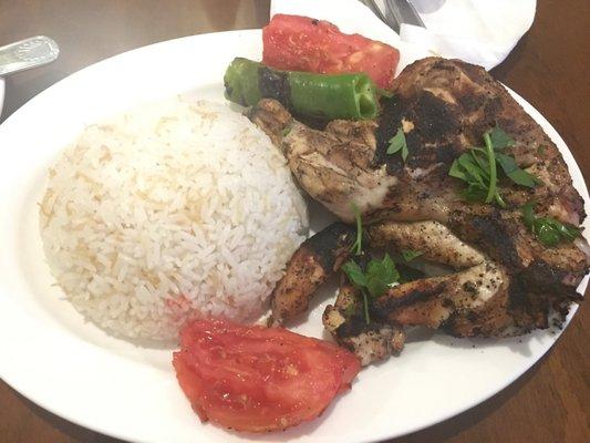 Grilled chicken was good