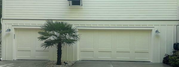 SEGD paint match on large hurricane Garage doors