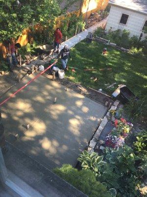Always a lot of guys working