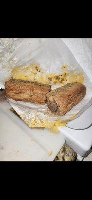 My Philly once I unwrapped my tightly wrapped order to keep it warm for my long travel