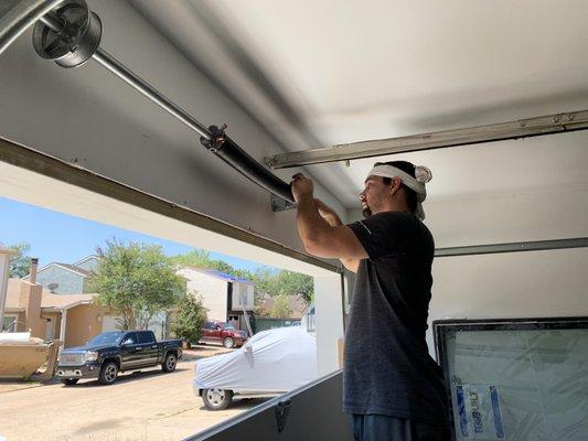 Torsion springs counter-balance the weight of your garage door. Emergency replacement is available!
