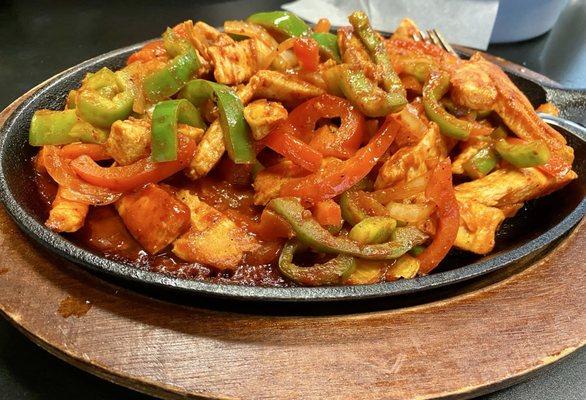 Chicken fajitas $18.99