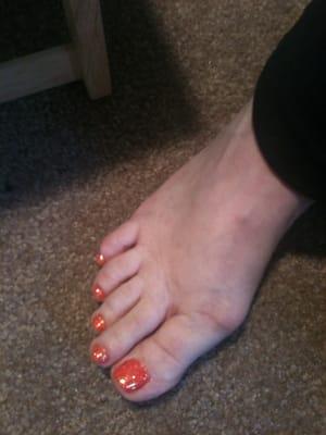 SHELLAC Colored Toes Nails By Honey 619-665-5370