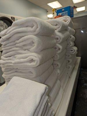 We can help with cabin laundry.