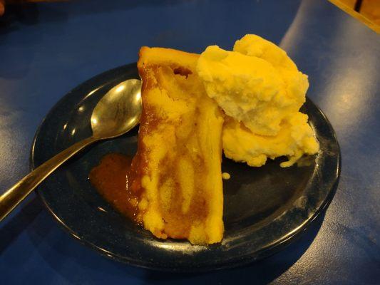 Caramel Apple Granny with ice cream