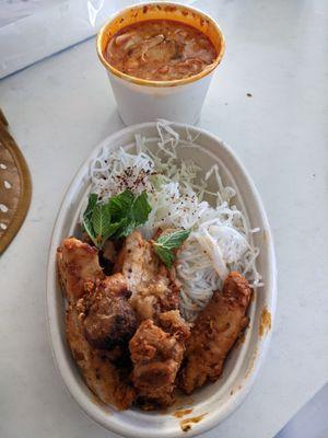 Coconut curry noodle soup