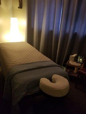 Harmony's massage room
