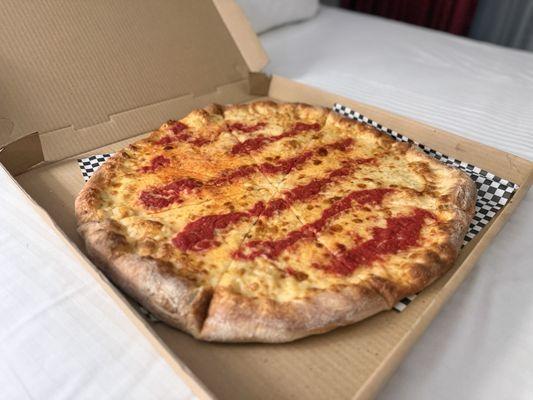 18" Old School Cheese Pizza