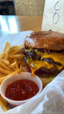 Double Burger Bacon Cheese