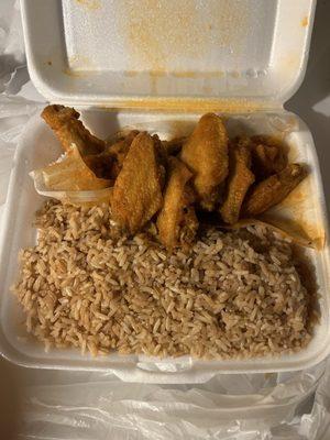 Honey mild and fried rice