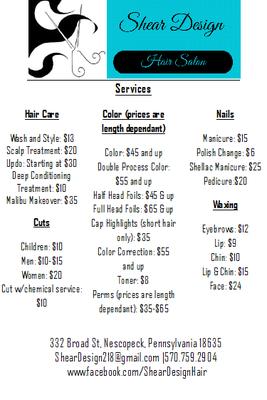 Shear Design Hair Salon