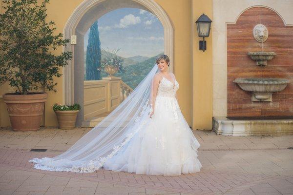 Bluebonnet Bridal helped me feel beautiful in my Essence of Australia gown, and my gorgeous veil! Thank you!