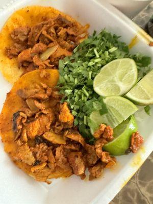 Street tacos with trompo!! Delicious!!!