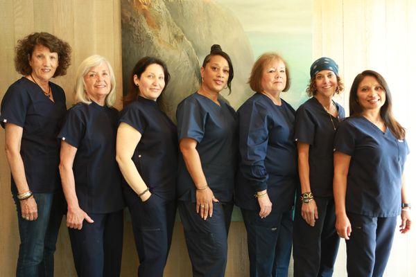 Dr Lanphier has a dedicated staff of seven. Who have beed with her an average of seven years.
