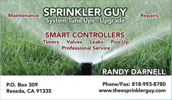 FREE estimates.
Save water, Save money, Save your landscape