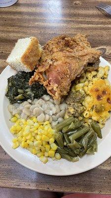 Plate from the buffet