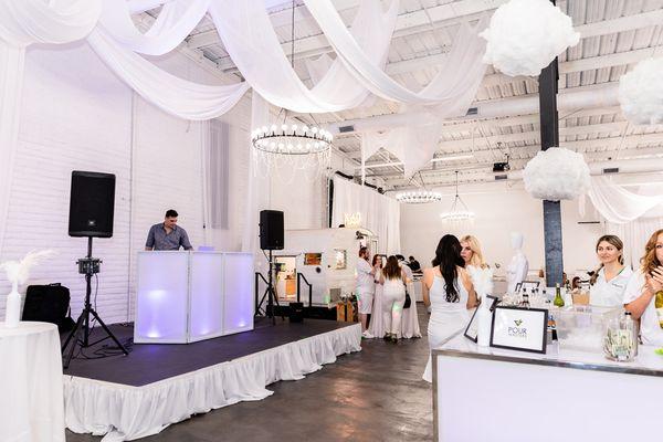 Front Paige Events styled the 2023 White Out, Cool Off In Style. An event industry party at The Dauz by Pour Masters.