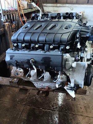 Typical used and complete with intake exhaust time and cover valve covers and oil pan ... These are usually tested and come with a warranty!