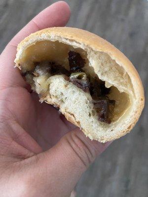 Philly Cheese Steak Kolach, a little more filling would make me happier!