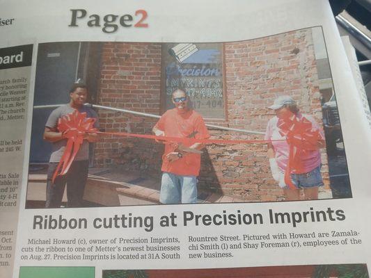 First official day...