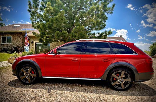 Lady in RED...Red Volcano Metallic that is !!