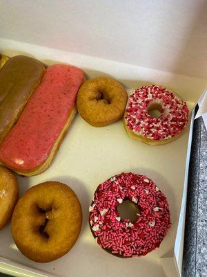 Assortment of donuts for February