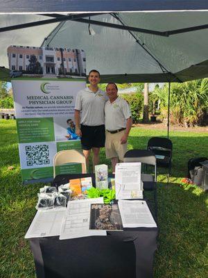 Daniel Locke, M.S., and Evan Bentz, M.S. Your team of Medical Cannabis Experts!