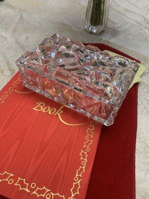Tiffany & co box and vintage Christmas book