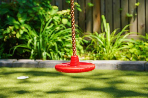 Play space on artificial grass!