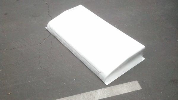 gas tank under coverfinished welded and sanded