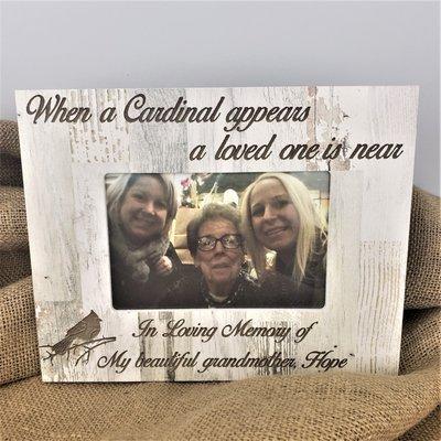 Custom engraved Sympathy Frame. www.SouthernGiftingCo.com/sympathy