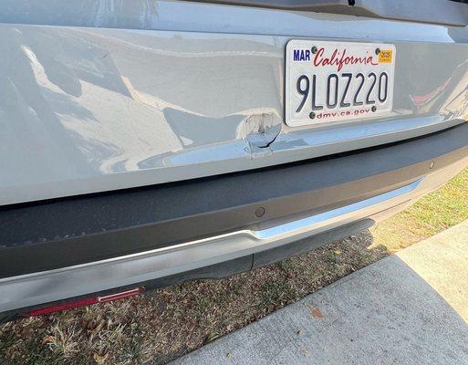 This is the damage I had