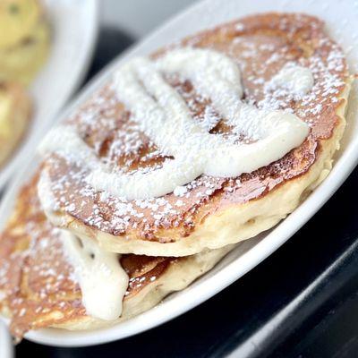 Side of Cinnamon Roll Pancakes