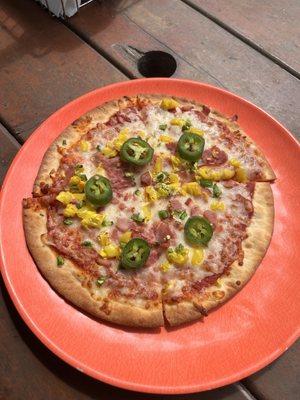 A poor effort at making a pizza