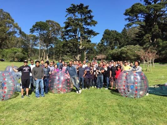 Just call Holidays Bubble Soccer, we will get to your venue everyday.