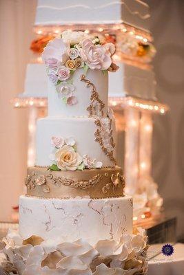 GeoStone Wedding Cake