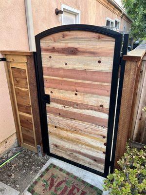 Custom side gate door