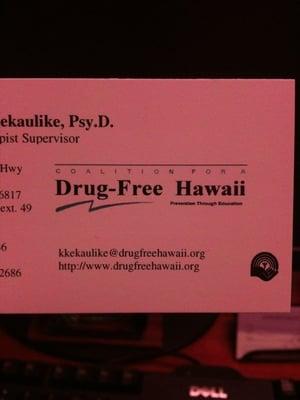 Coalition For A Drug-Free Hawaii