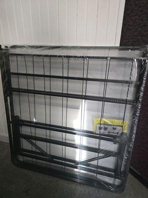Smart base king size box spring. Folds up for easy moving or storage. All metal and durable.