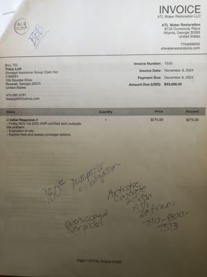 Atl Water Restoration