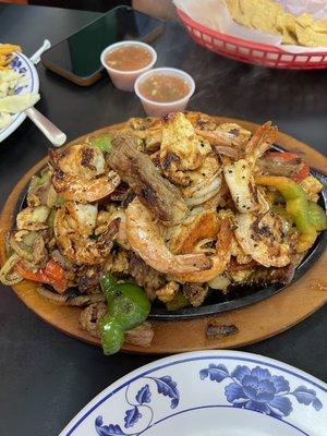 Parrillada #2 all this plus rice and beans for 22.99