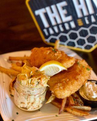 $12.99 Friday Fish Fry.
ALL YOU CAN EAT
Fried COD with Fries and coleslaw.