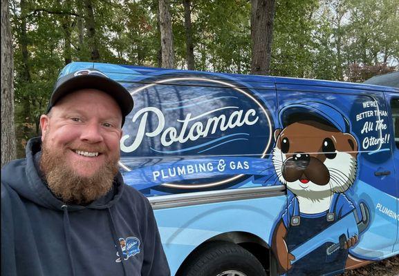 Brandon on his way to a call in beautiful Shenandoah Valley.