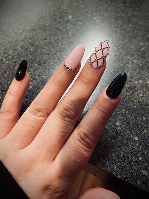 Acrylic Nails custom design