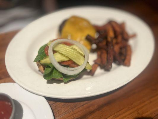 The Wedge Burger (sorry for the blurry photo)