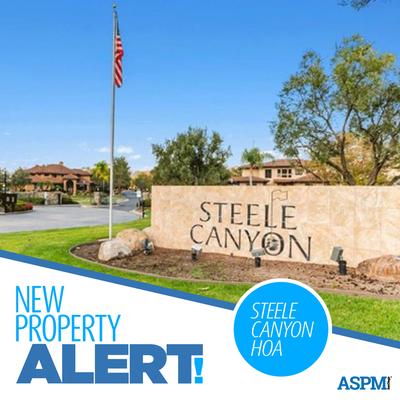 We are pleased to welcome the residents of Steele Canyon HOA, 180 homes in the Singing Hills community of Jamul.
