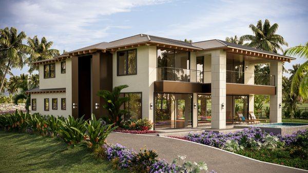 Wailea Golf Estates II Lot 4 home rendering